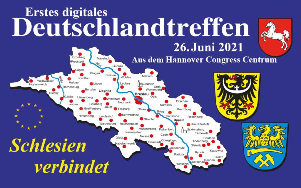 Erstes digitales Deutschlandtreffen der Schlesier 26. Juni 2021