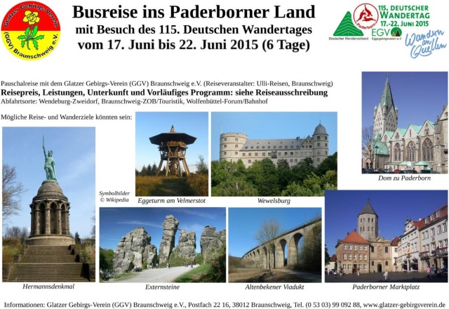 Busreise ins Paderborner Land 2015