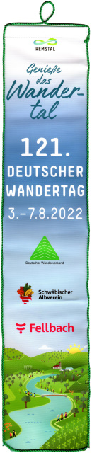 Wimpelbandausgabe des 121. Deutschen Wandertages