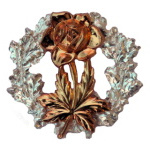 Silberne Ehrennadel „Glatzer Rose“