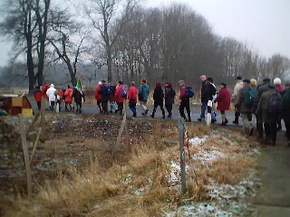 Bild 18: Abmarsch der Harzklub-Wandergruppe