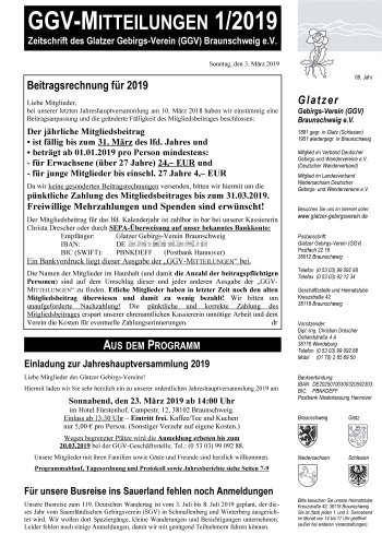 Vorschau: 1/2019