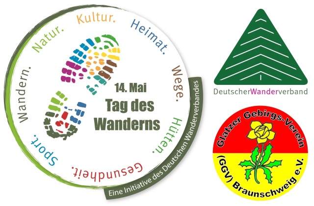 Logos zum Tag des Wanderns in Braunschweig