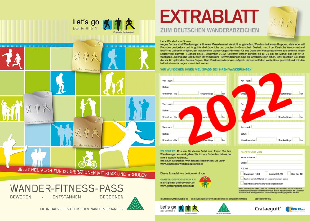 Wander-Fitness-Pass und EXTRABLATT